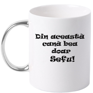 Cani personalizate pentru șef