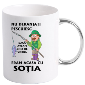 Căni personalizate pentru pescari