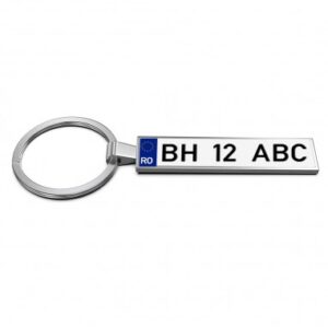 Brelocuri personalizate tip ,,Numar Auto,,