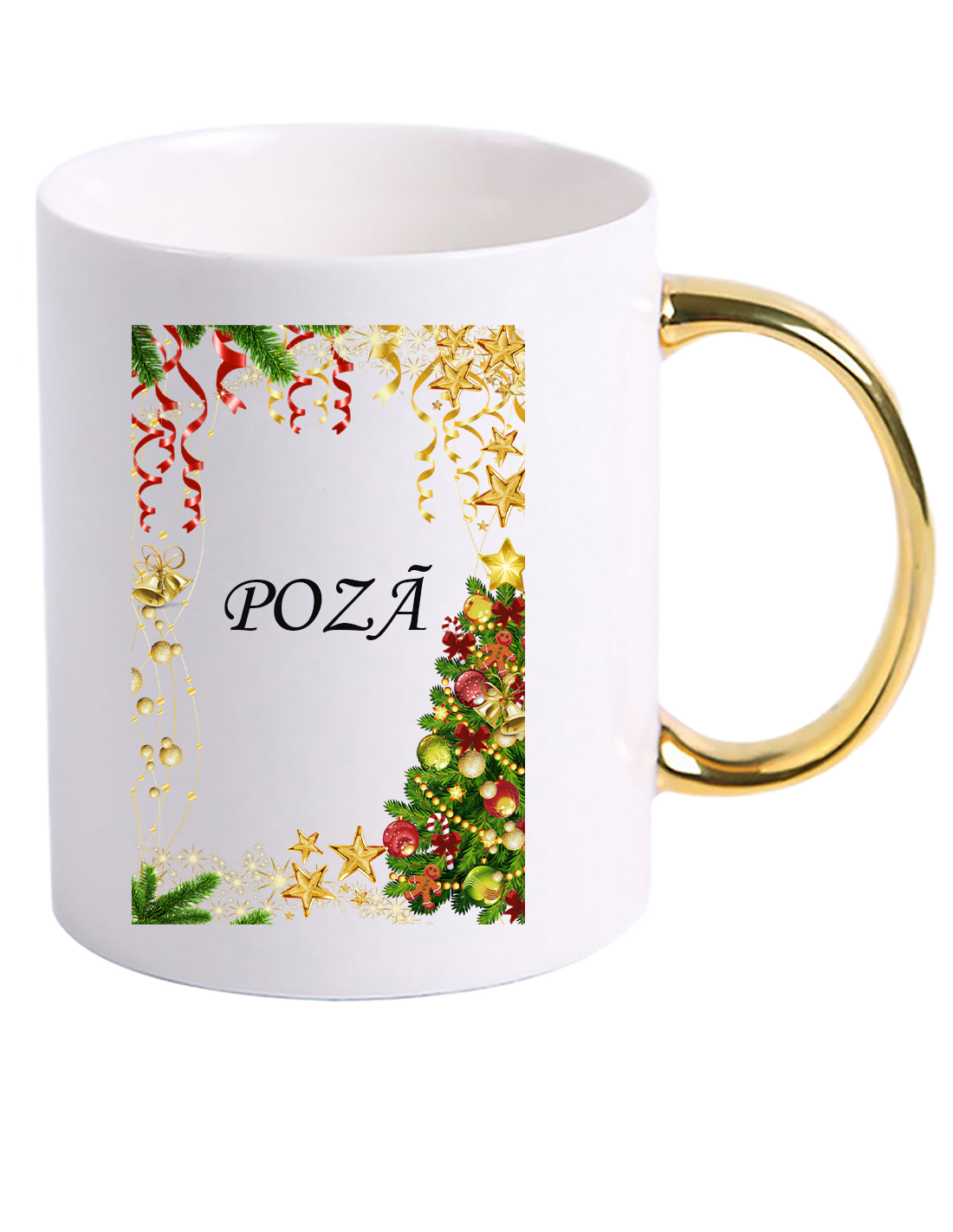 Cană personalizată cu nume si poza - Merry Christmas - imagine 7