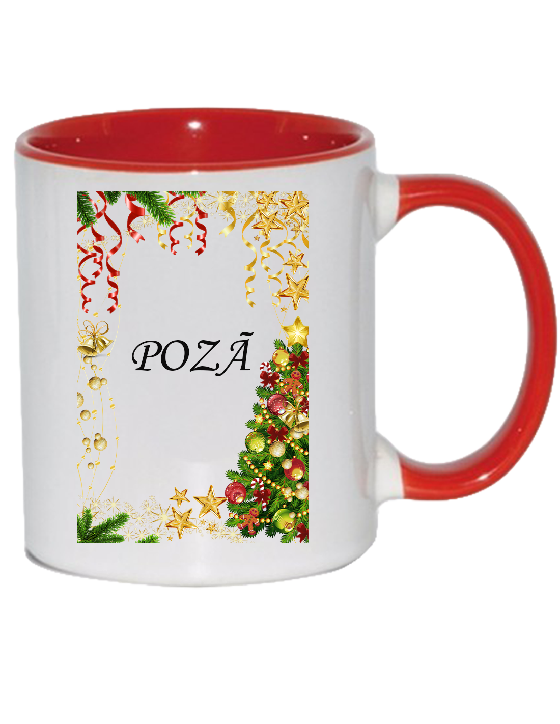 Cană personalizată cu nume si poza - Merry Christmas - imagine 5