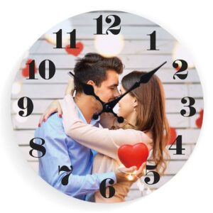 Ceas sticla Personalizat rotund 18cm