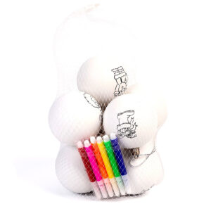 Globuri brad de colorat, set 8buc