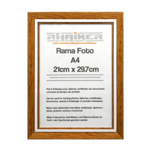 Rama foto Tenerife maro+alb A4