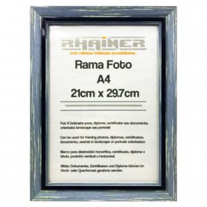 Rama foto Tenerife albastru+negru A4