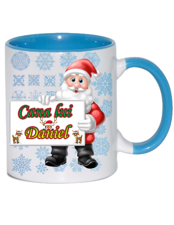 Cană personalizată cu tematica de Craciun-0001 - imagine 3