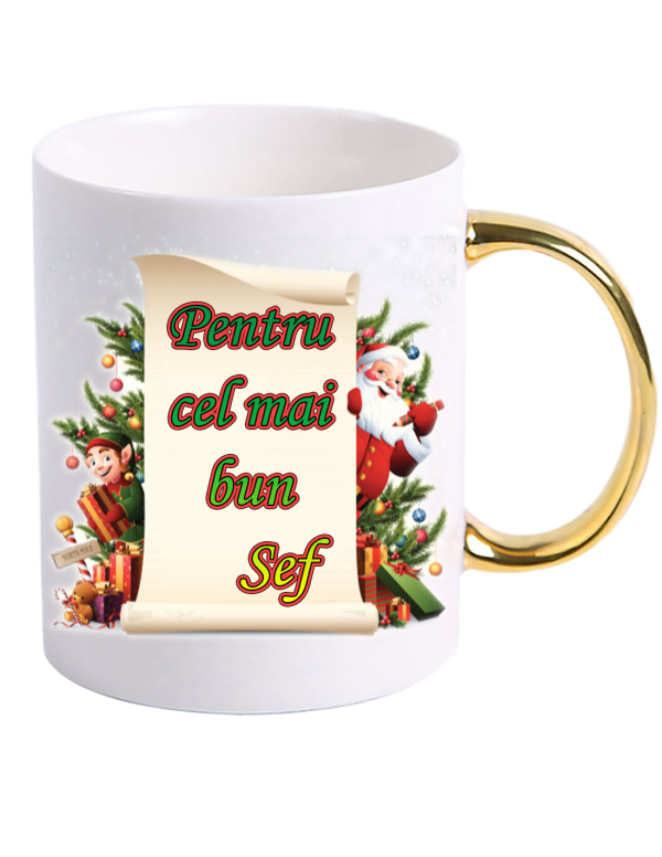Cană personalizată cu tematica de Craciun-0002 - imagine 4