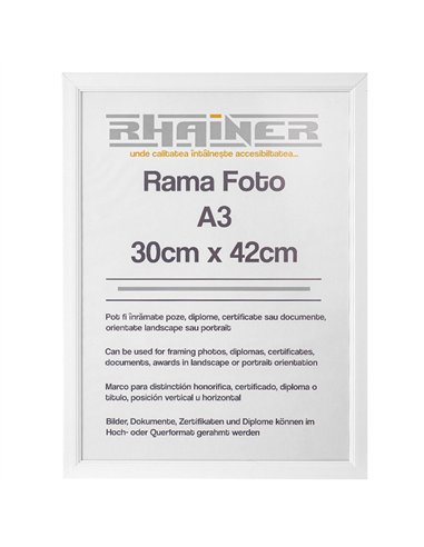 Rama foto Madrid A3 alb