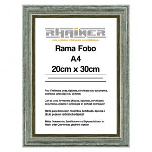 Rama foto Bilbao albastru deschis A4