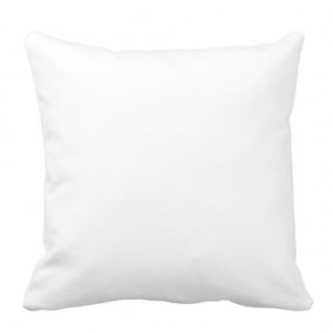 Perna personalizata 40x40 -Alba