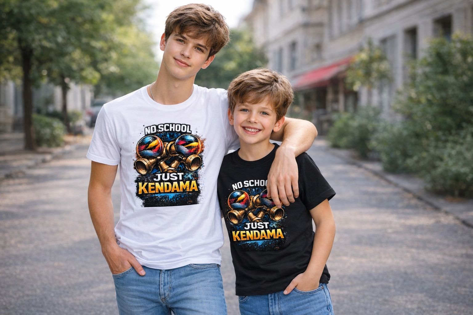 Tricouri Kendama pentru Jucători AdevărațiTricou No School Just Kendama – Tricou Kendama Personalizat